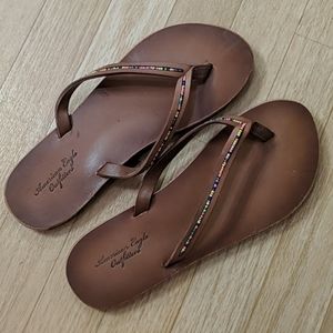 American Eagle flip flops